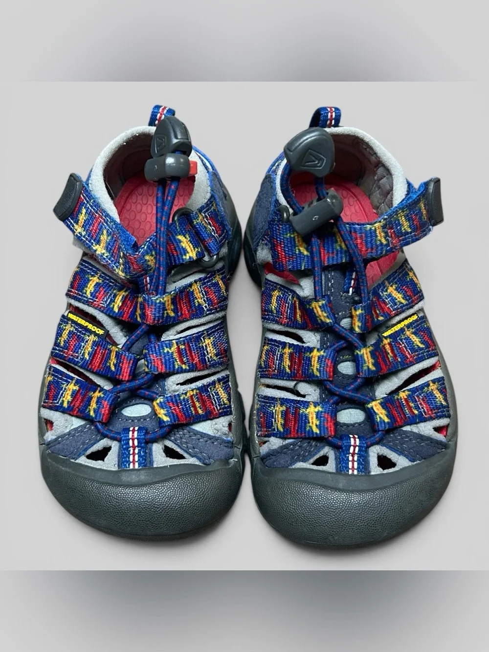 Keen Newport H2 Toddler Sandals Multicolor Blue/Red Size 9 | Waterproof Outdoor